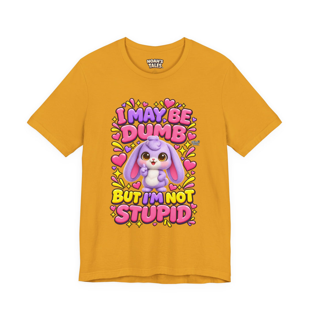 Noah’s Tales™ I May Be Dumb But I’m Not Stupid | Lilac Men's T-Shirt