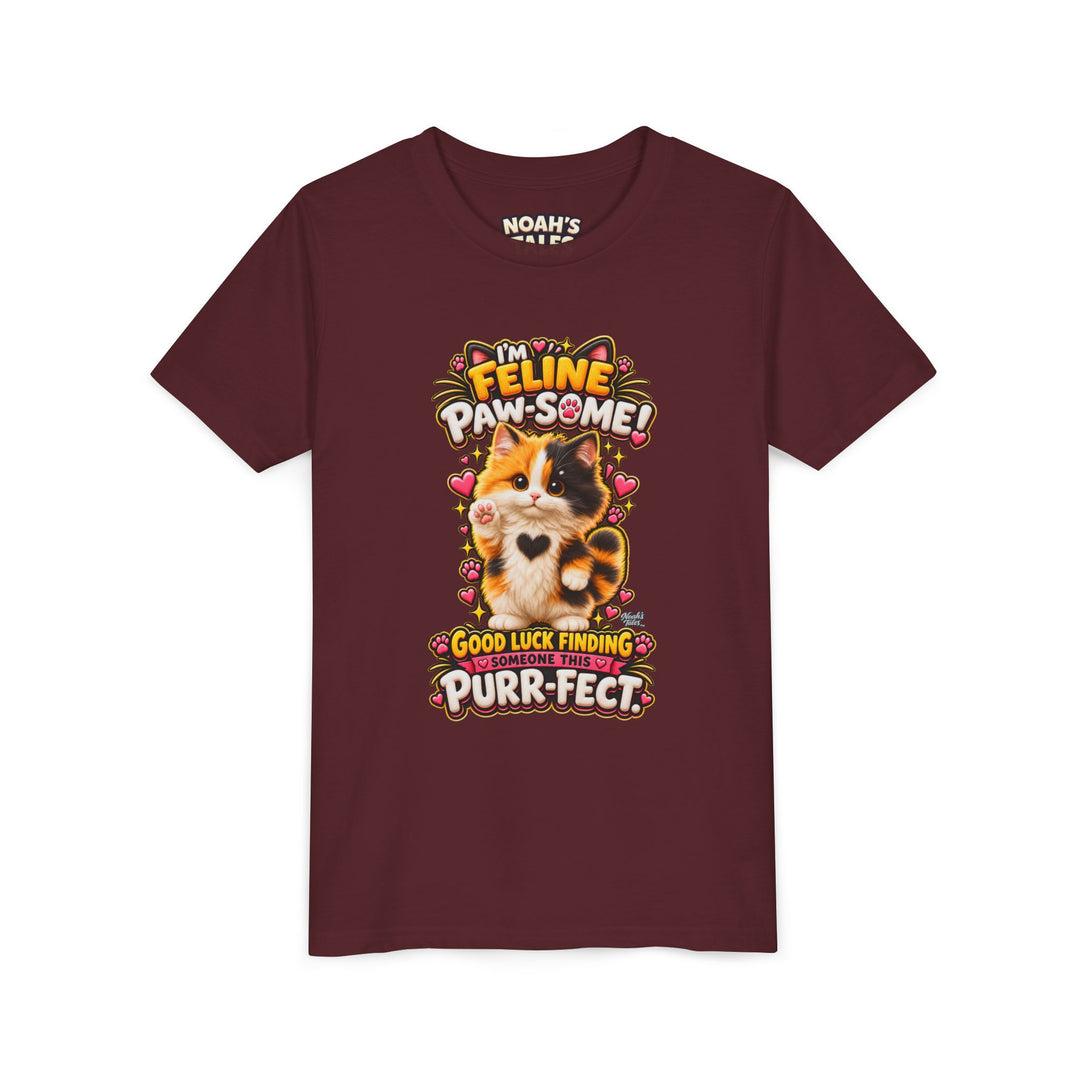 Noah’s Tales™ I’m Feline Paw-Some | Tommy Girl's Bella T-Shirt