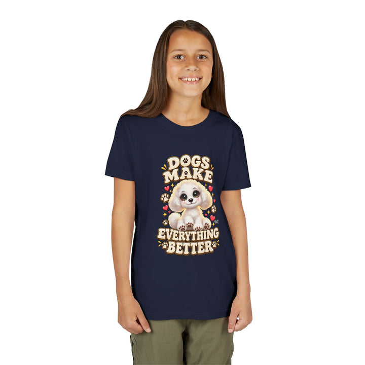 Noah’s Tales™ Dogs Make Everything Better | Coco Girl's Bella T-Shirt