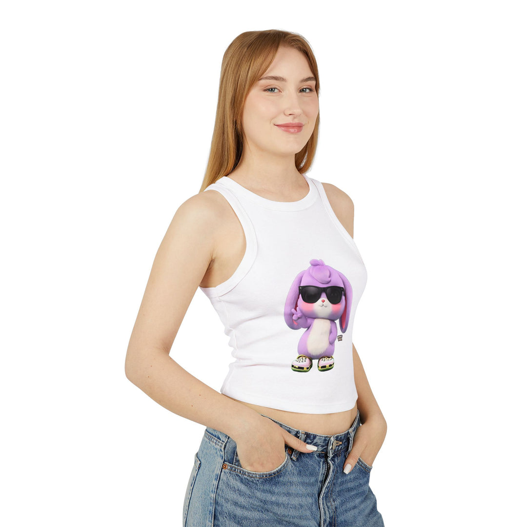 Noah’s Tales™ Trendy Graphic Tank Top for Women Cute Casual Wear Summer Outfit Gift for Her Cute Animal Illustration