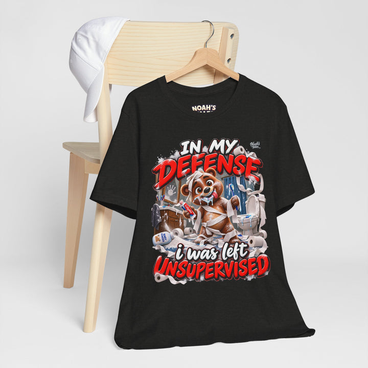 Noah’s Tales™ In My Defense I Was Left Unsupervised | Baxter Women's Bella T-Shirt