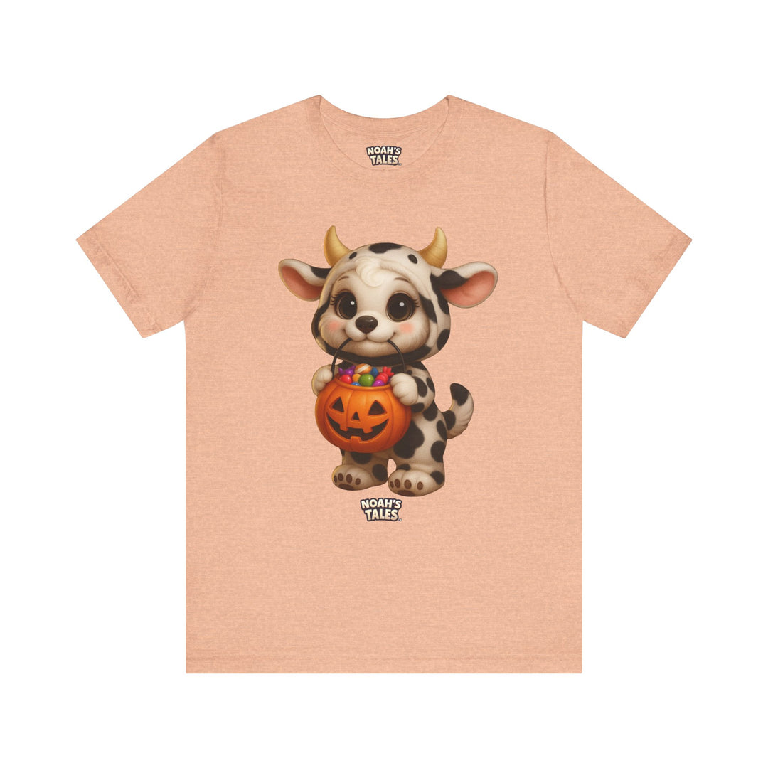 Noah’s Tales™ Cow Halloween Costume Coco Men's Bella T-Shirt
