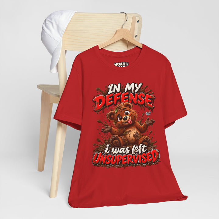 Noah’s Tales™ In My Defense I Was Left Unsupervised | Baxter Women's Bella T-Shirt