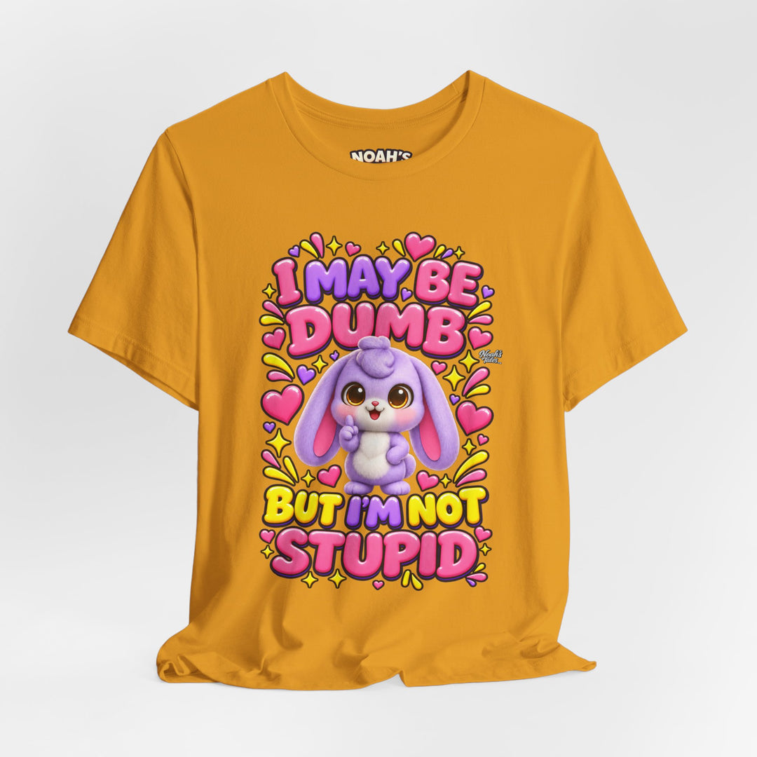 Noah’s Tales™ I May Be Dumb But I’m Not Stupid | Lilac Men's T-Shirt