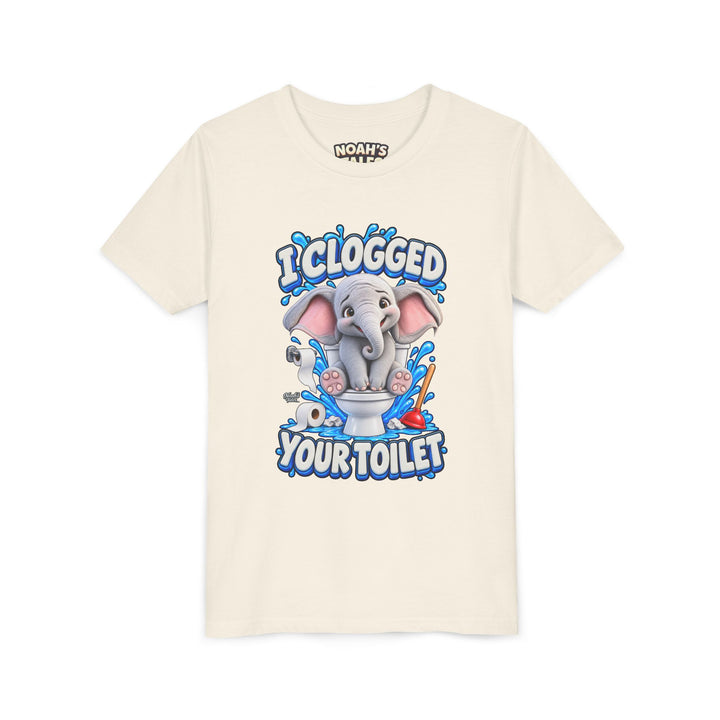 Noah’s Tales™ I Clogged Your Toilet | Ellie Belle Girl's Bella T-Shirt