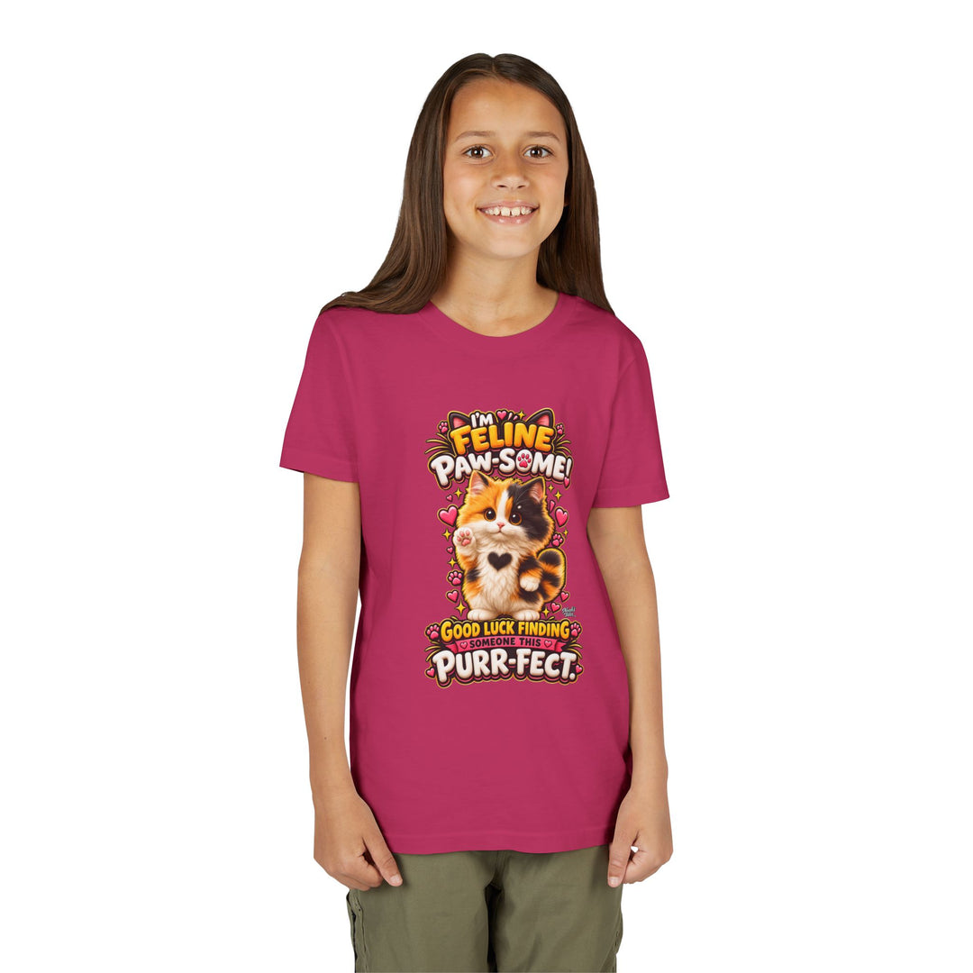 Noah’s Tales™ I’m Feline Paw-Some | Tommy Girl's Bella T-Shirt