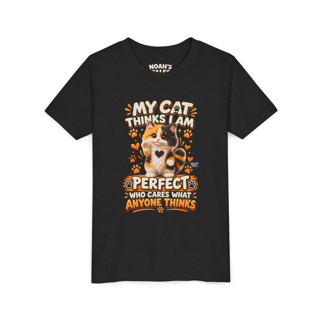 Noah’s Tales™ My Cat Thinks I Am Perfect | Tommy Girl's Bella T-Shirt