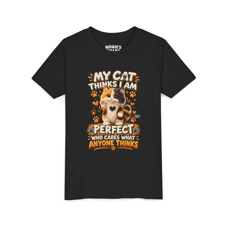 Noah’s Tales™ My Cat Thinks I Am Perfect | Tommy Girl's Bella T-Shirt