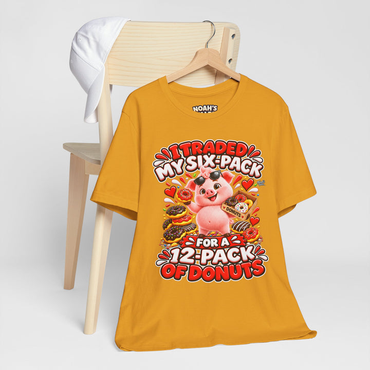 Noah’s Tales™ I Traded My Six-Pack For A 12-Pack Of Donuts | Pip Women's Bella T-Shirt