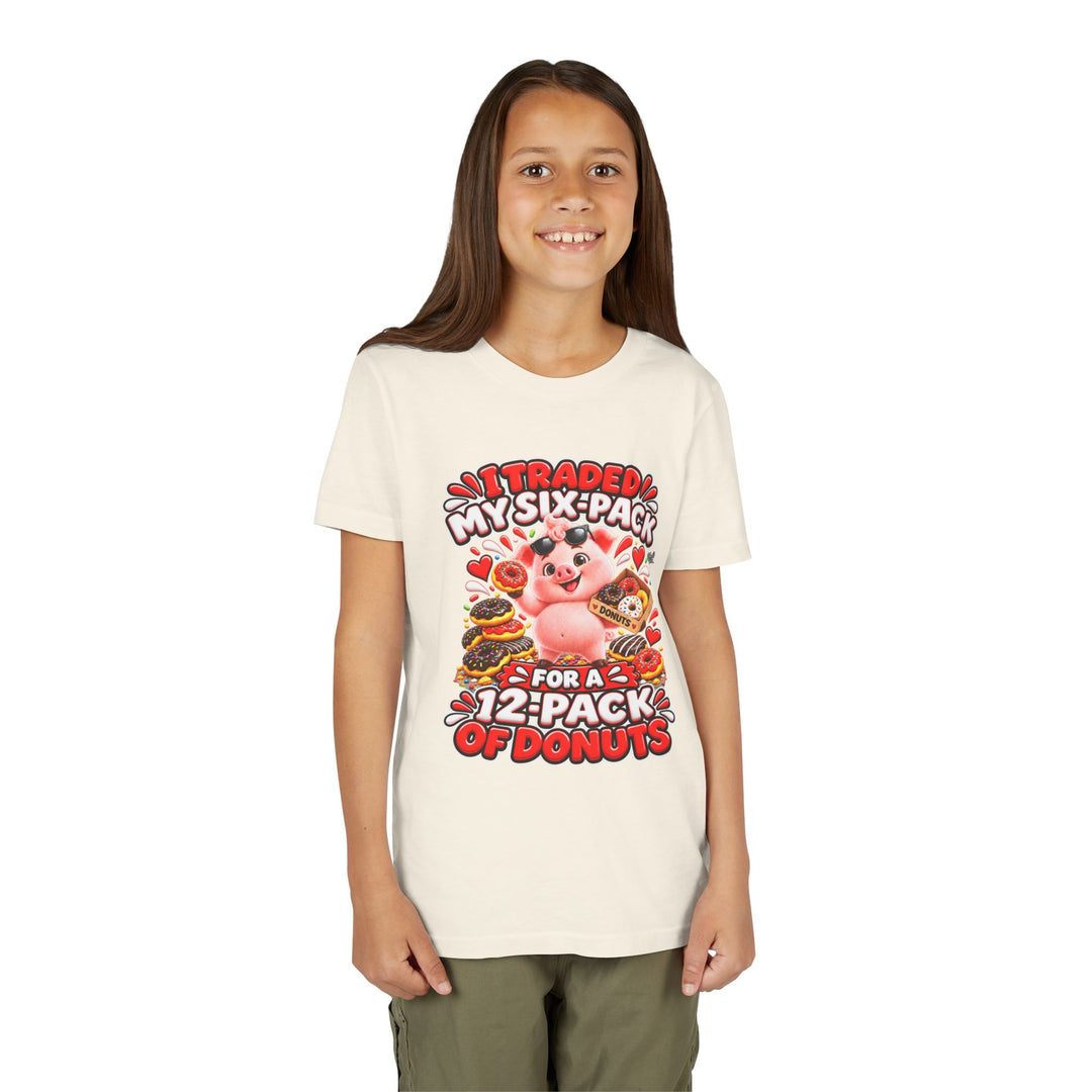 Noah’s Tales™ I Traded My Six-Pack For A 12-Pack Of Donuts | Pip Girl's Bella T-Shirt