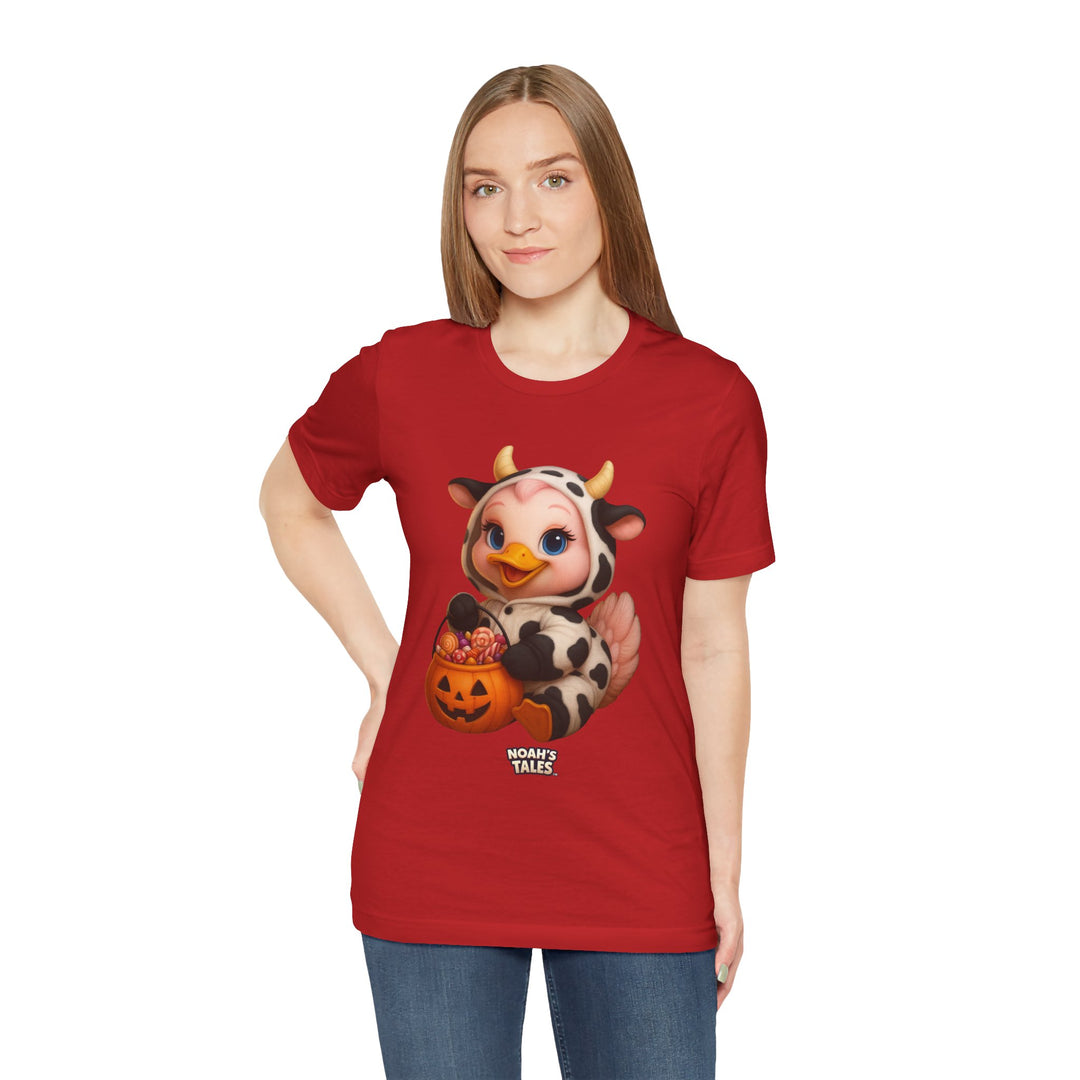 Noah’s Tales™ Cow Halloween Costume Luna Women's Bella T-Shirt