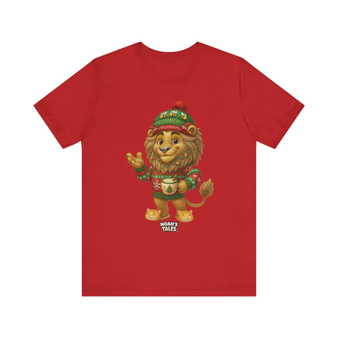 Noah’s Tales™ Christmas Leo Men's Bella T-Shirt