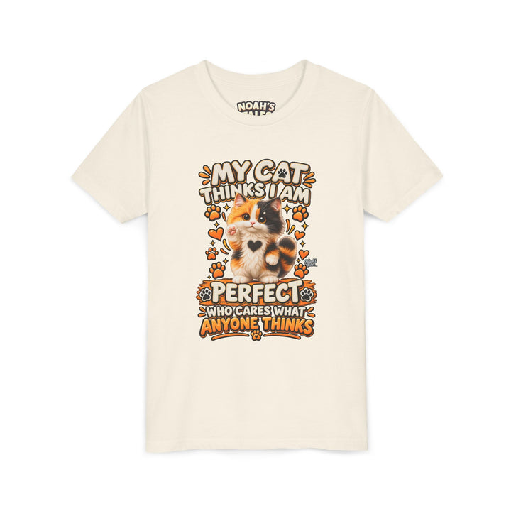 Noah’s Tales™ My Cat Thinks I Am Perfect | Tommy Girl's Bella T-Shirt