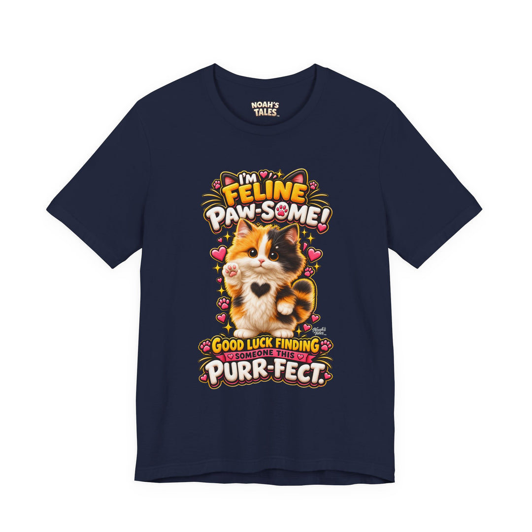 Noah’s Tales™ I’m Feline Paw-Some | Tommy Women's Bella T-Shirt