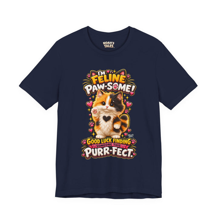 Noah’s Tales™ I’m Feline Paw-Some | Tommy Women's Bella T-Shirt