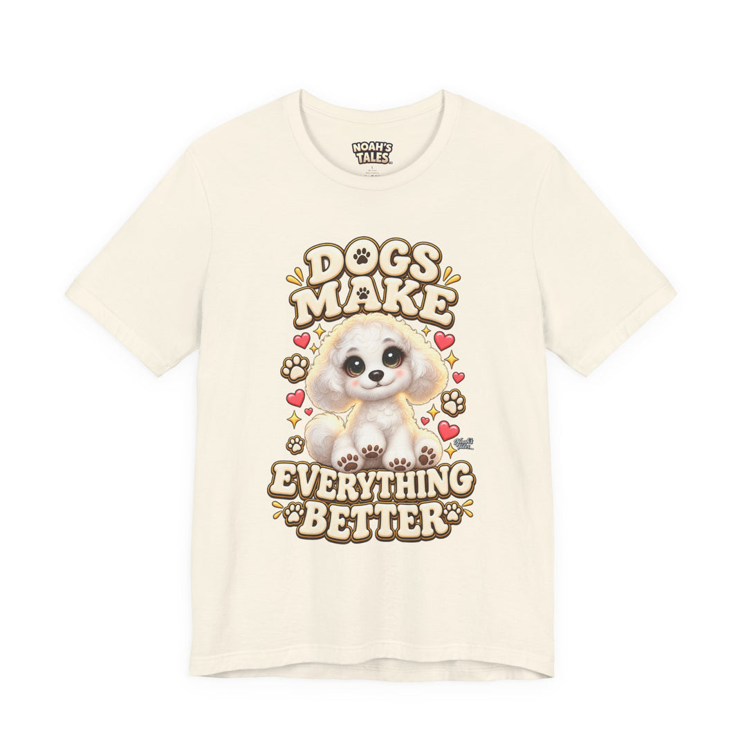 Noah’s Tales™ Dogs Make Everything Better | Coco Women's Bella T-Shirt