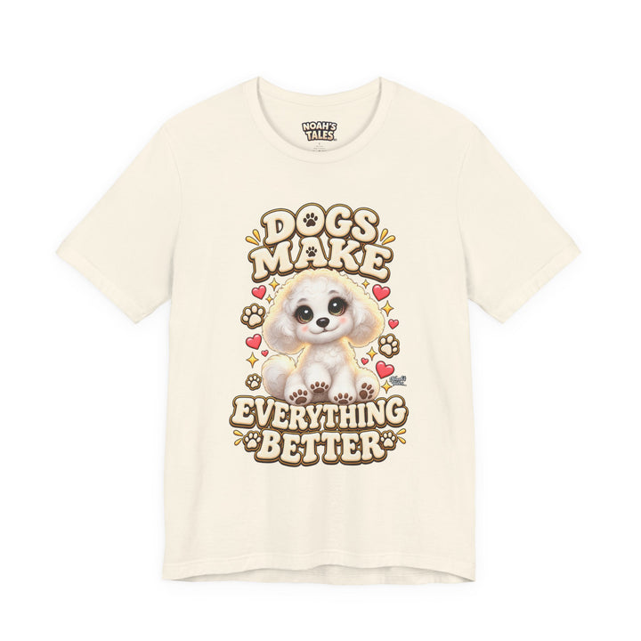 Noah’s Tales™ Dogs Make Everything Better | Coco Women's Bella T-Shirt