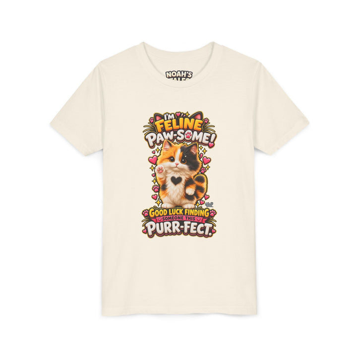 Noah’s Tales™ I’m Feline Paw-Some | Tommy Girl's Bella T-Shirt