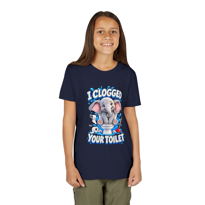 Noah’s Tales™ I Clogged Your Toilet | Ellie Belle Girl's Bella T-Shirt