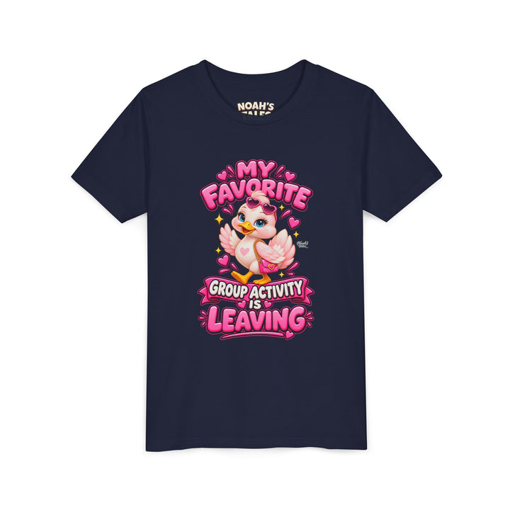 Noah’s Tales™ My Favorite Group Activity Is Leaving | Luna Girl's Bella T-Shirt