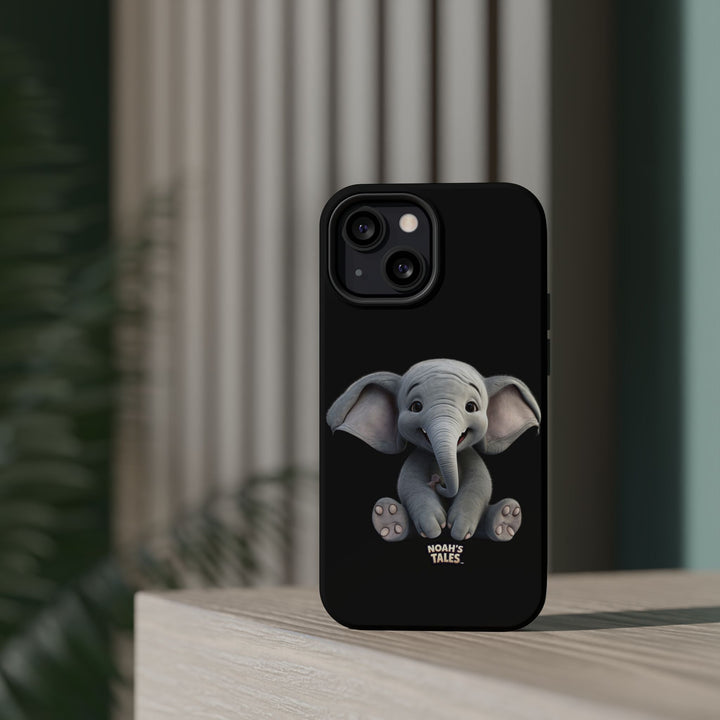 Noah’s Tales™ Noah Elephant Magnetic Tough Cases | Cute Elephant Phone Cover