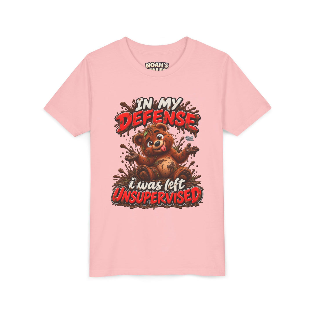 Noah’s Tales™ In My Defense I Was Left Unsupervised | Baxter Girl's Bella T-Shirt