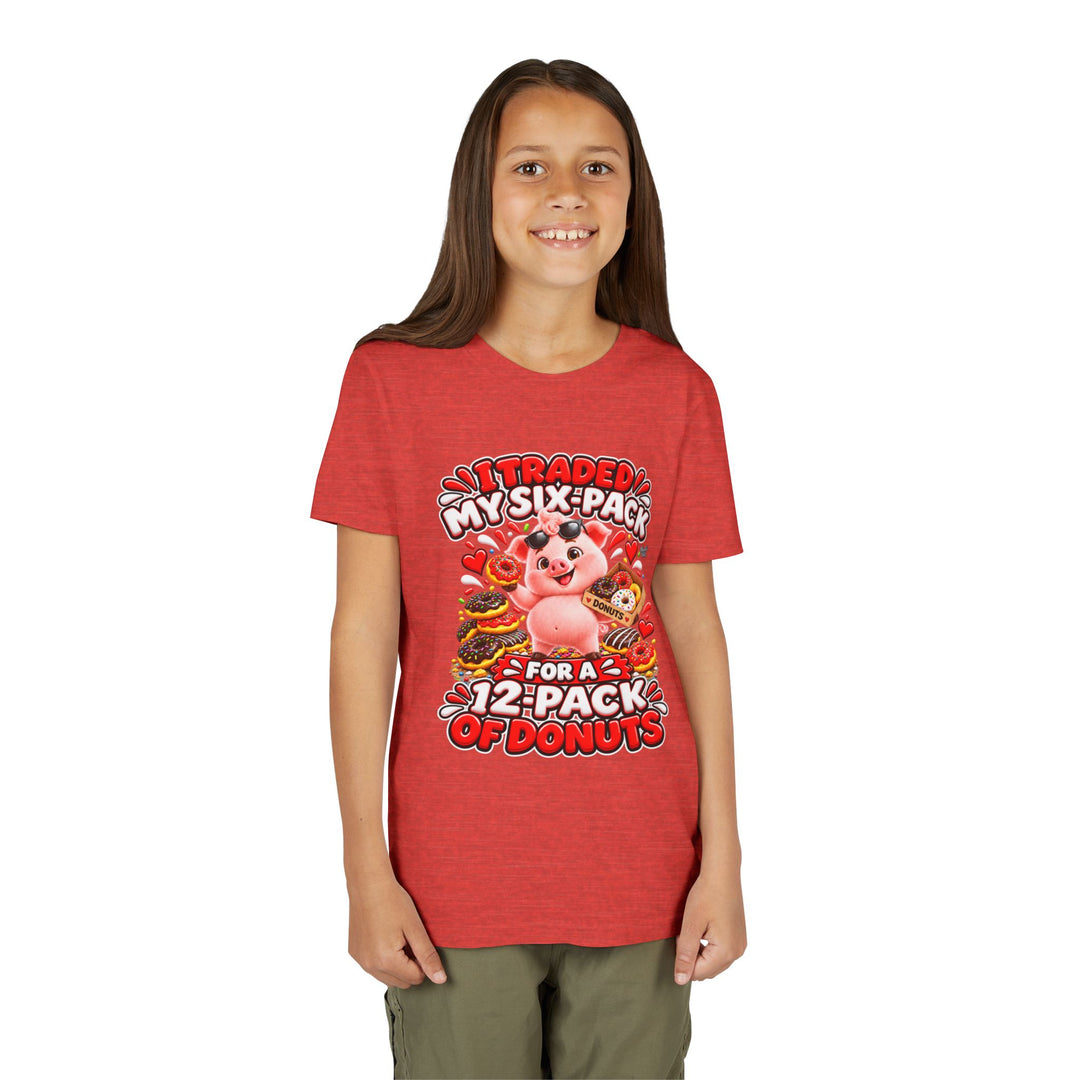 Noah’s Tales™ I Traded My Six-Pack For A 12-Pack Of Donuts | Pip Girl's Bella T-Shirt
