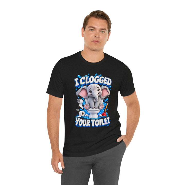 Noah’s Tales™ I Clogged Your Toilet | Ellie Belle Men's T-Shirt