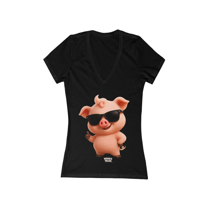 Noah’s Tales™ Cool Pip Women's V-Neck Bella T-Shirt