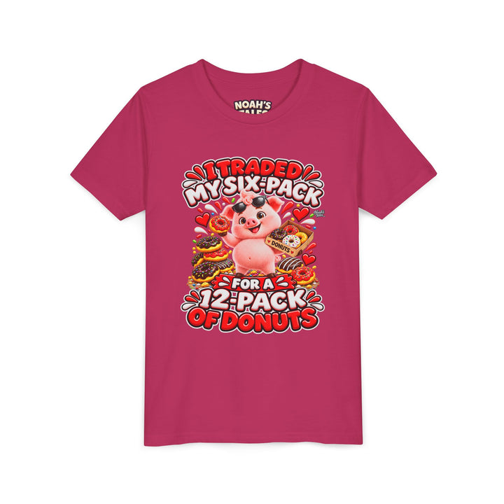 Noah’s Tales™ I Traded My Six-Pack For A 12-Pack Of Donuts | Pip Girl's Bella T-Shirt