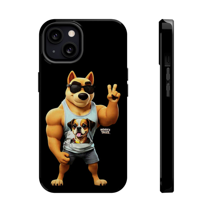 Noah’s Tales™ Ranger Magnet Phone Case Pet Lover Phone Cover Funny Phone Case Unique Gift for Dog Owners Quirky Dog Design