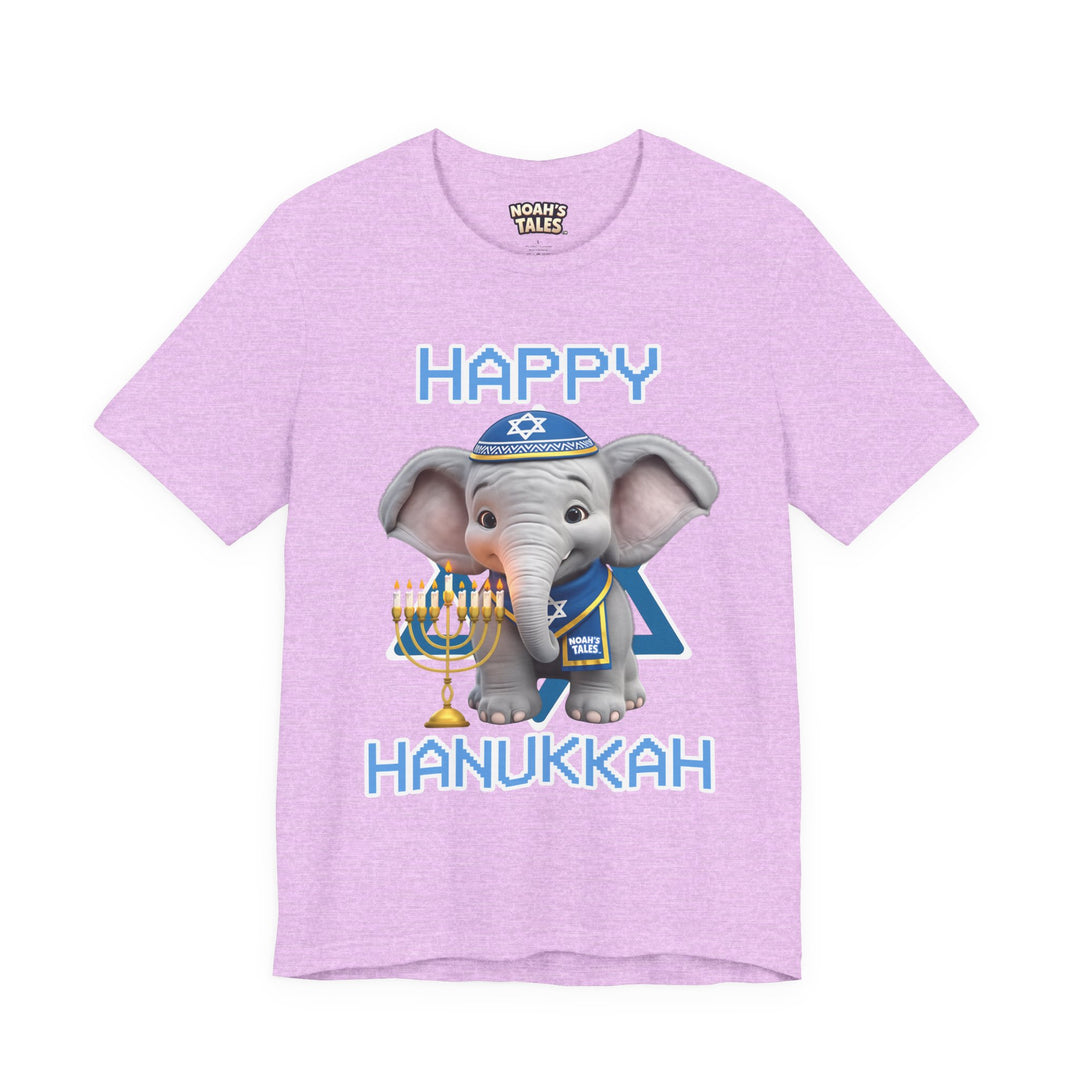Noah’s Tales™ Happy Hanukkah Noah Women's Bella T-Shirt