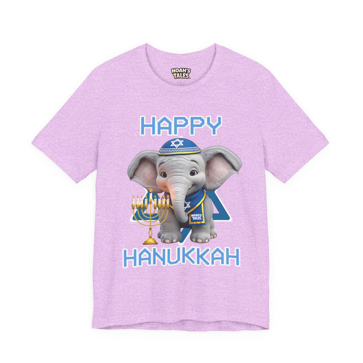 Noah’s Tales™ Happy Hanukkah Noah Women's Bella T-Shirt