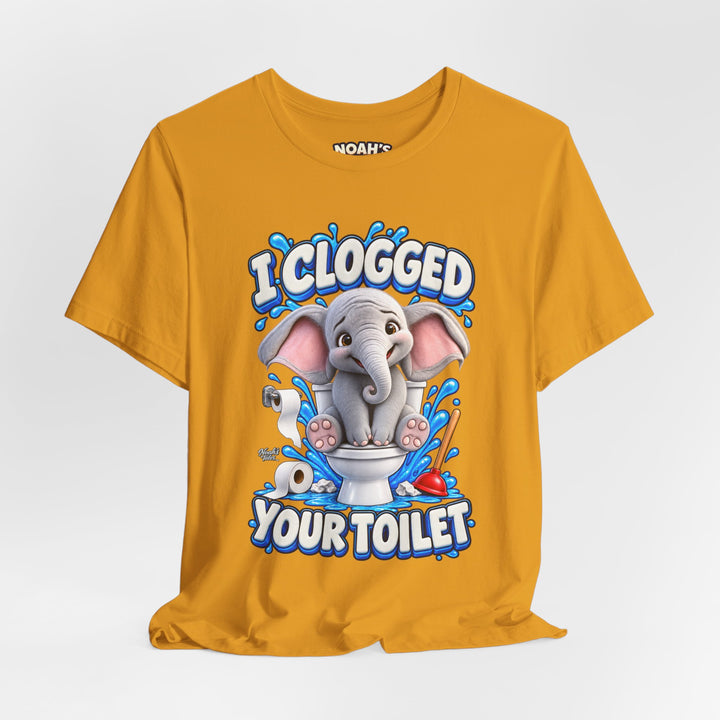 Noah’s Tales™ I Clogged Your Toilet | Ellie Belle Men's T-Shirt