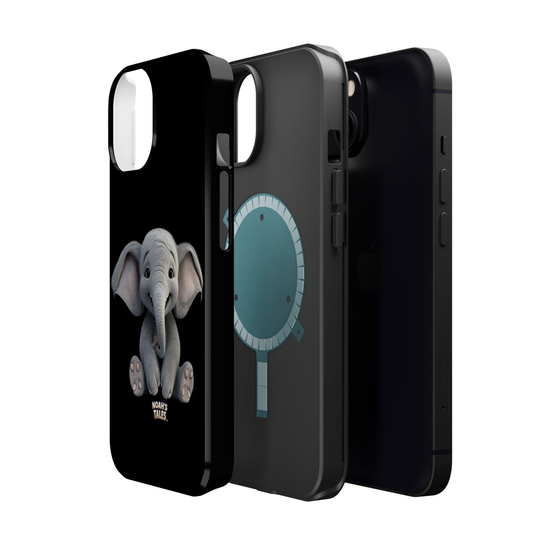 Noah’s Tales™ Noah Elephant Magnetic Tough Cases | Cute Elephant Phone Cover