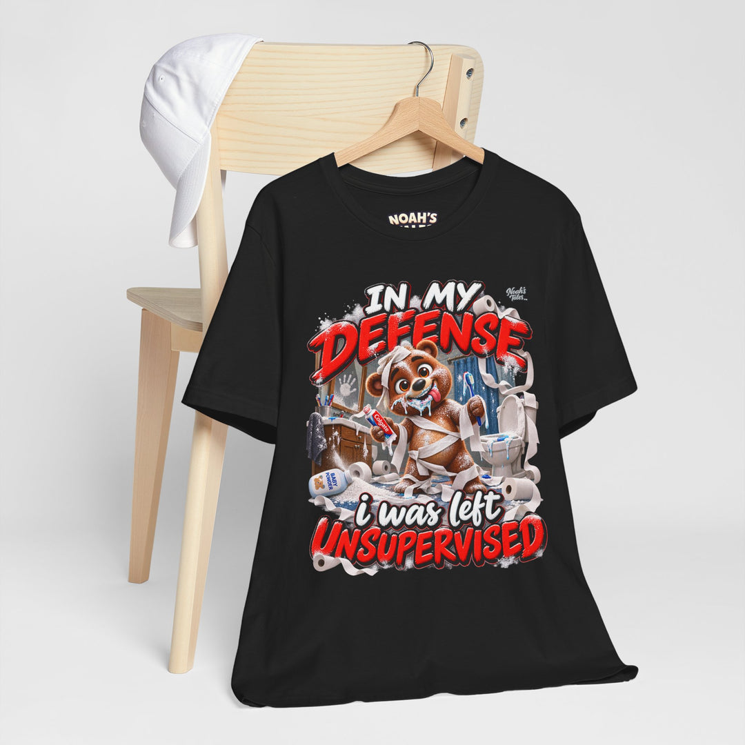 Noah’s Tales™ In My Defense I Was Left Unsupervised | Baxter Women's Bella T-Shirt