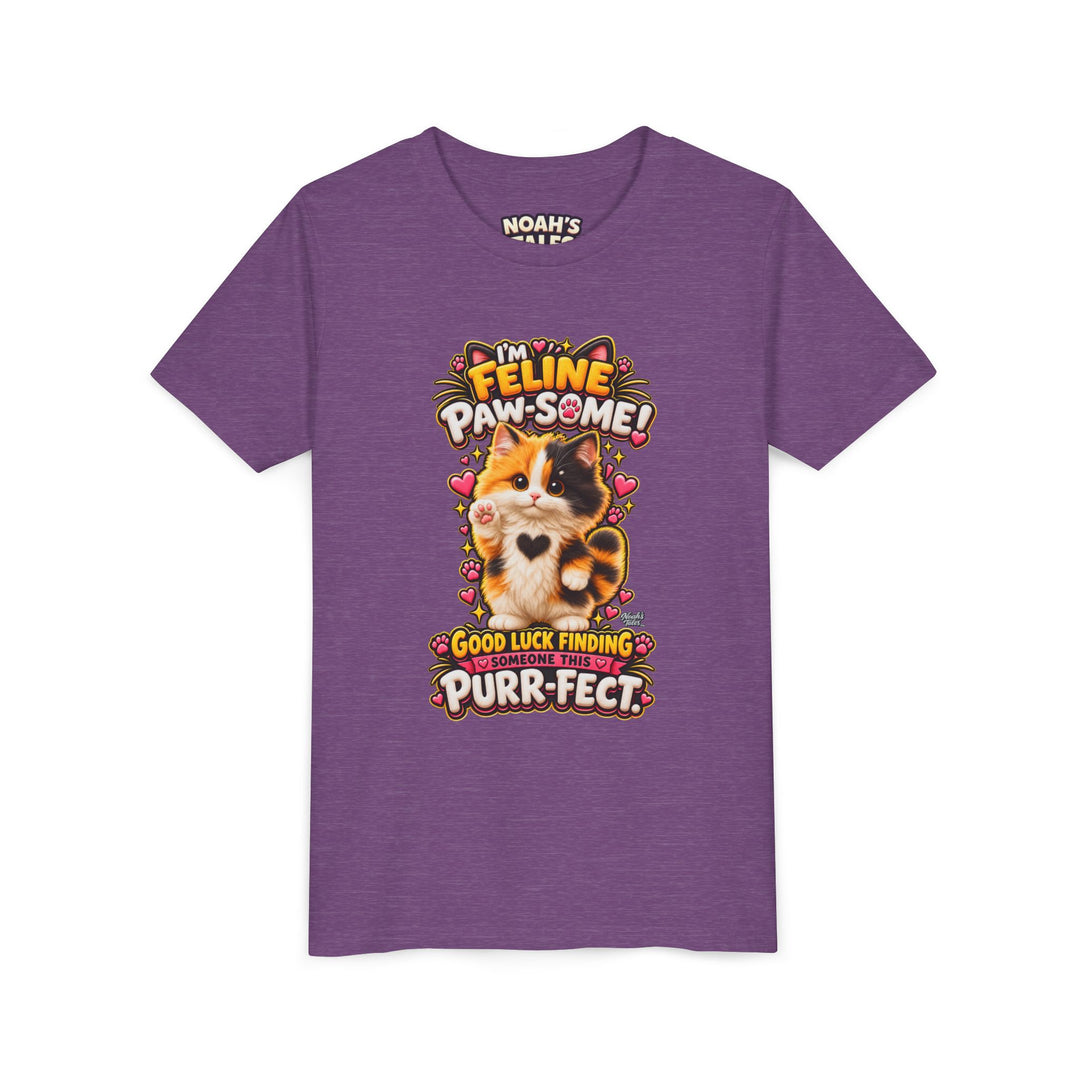 Noah’s Tales™ I’m Feline Paw-Some | Tommy Girl's Bella T-Shirt