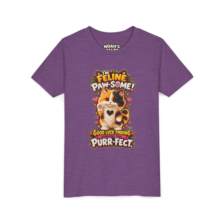 Noah’s Tales™ I’m Feline Paw-Some | Tommy Girl's Bella T-Shirt