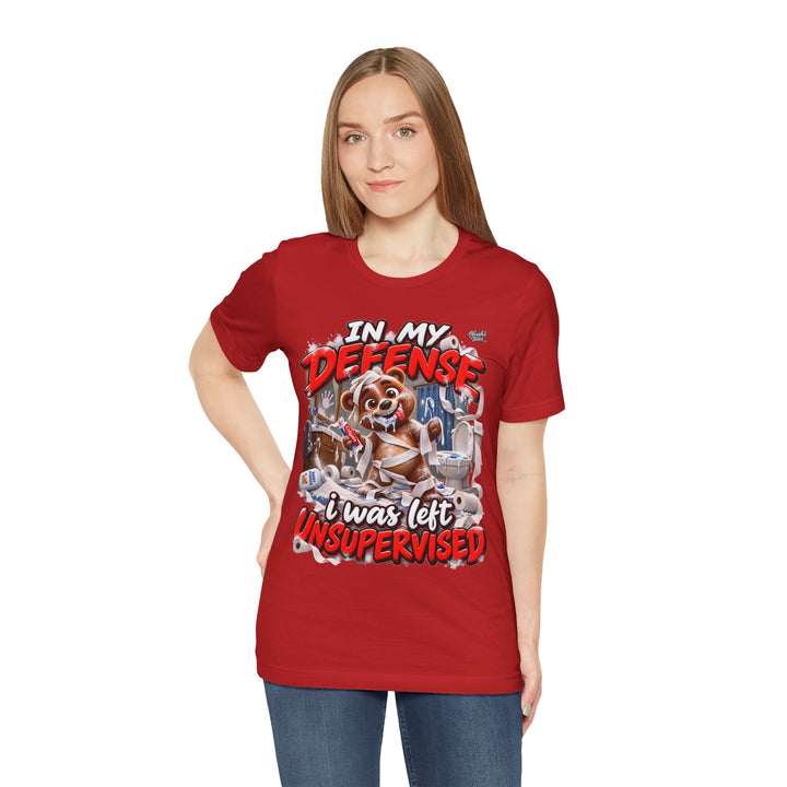 Noah’s Tales™ In My Defense I Was Left Unsupervised | Baxter Women's Bella T-Shirt