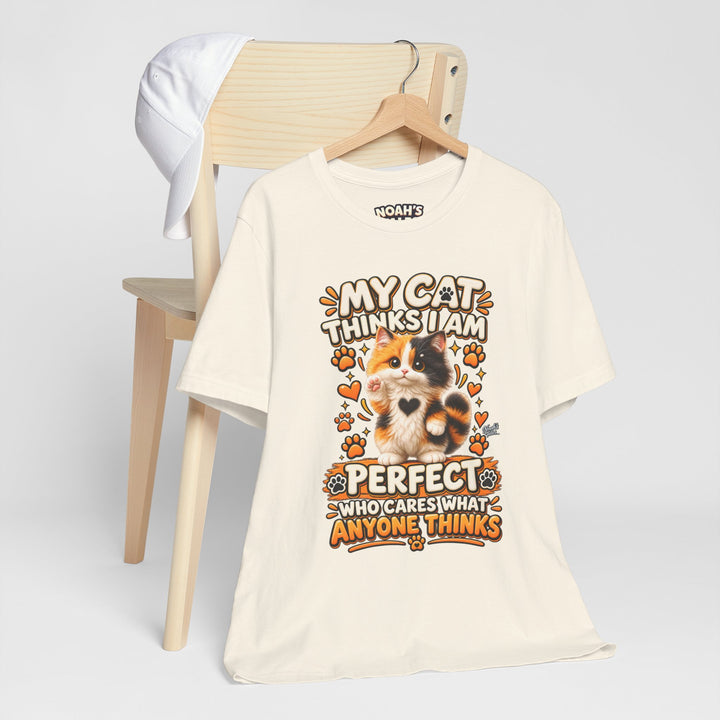 Noah’s Tales™ My Cat Thinks I Am Perfect | Tommy Women's Bella T-Shirt