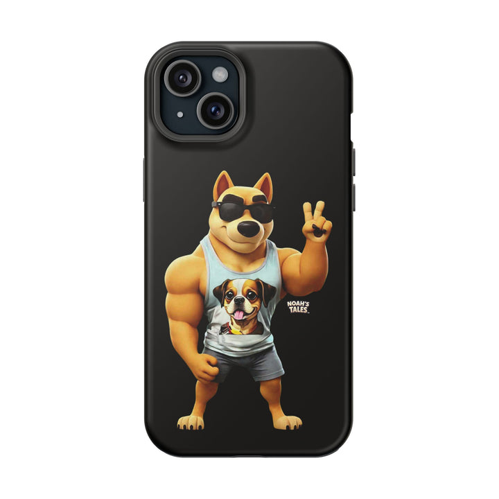 Noah’s Tales™ Ranger Magnet Phone Case Pet Lover Phone Cover Funny Phone Case Unique Gift for Dog Owners Quirky Dog Design