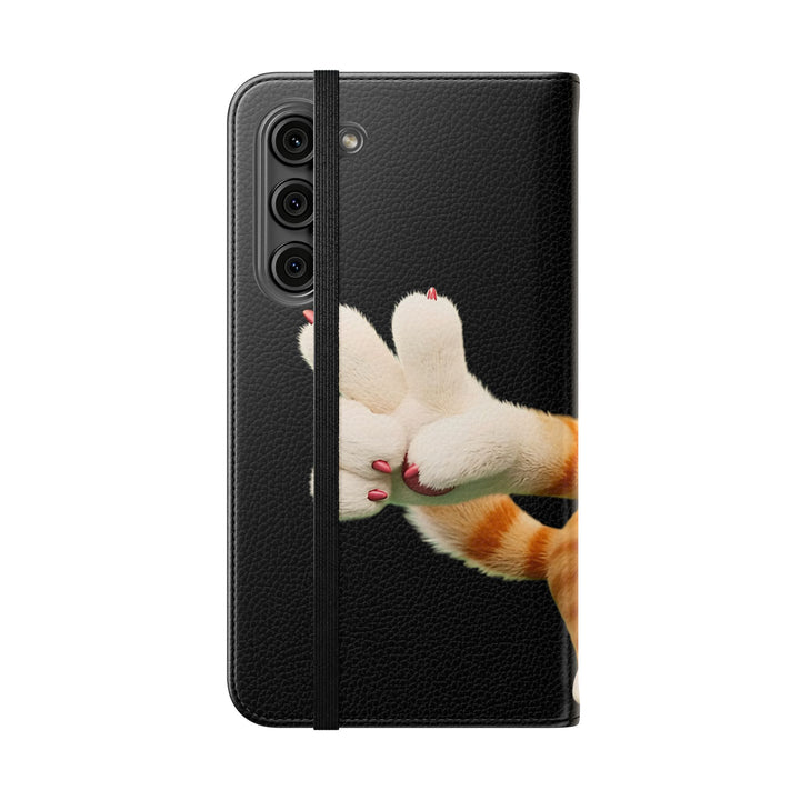 Noah’s Tales™ Tommy Flip Case Cartoon Phone Cover Pet Lover Gift Trendy Smartphone Wallet Animal Print Case