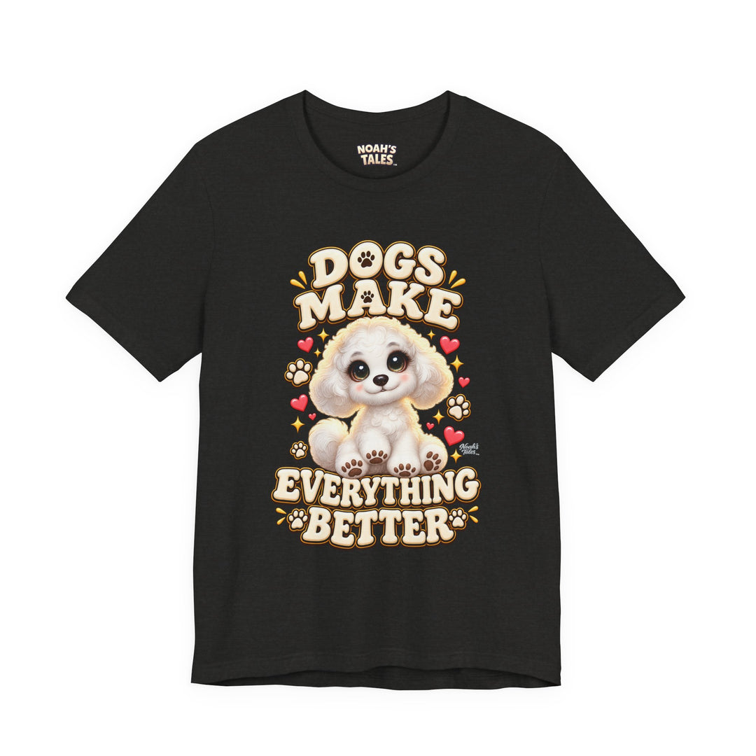Noah’s Tales™ Dogs Make Everything Better | Coco Men's T-Shirt