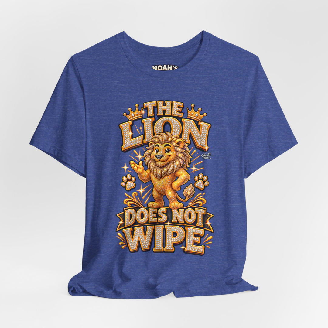 Noah’s Tales™ The Lion Does Not Wipe | Leo Men's T-Shirt