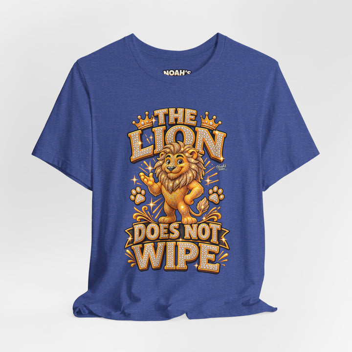 Noah’s Tales™ The Lion Does Not Wipe | Leo Men's T-Shirt