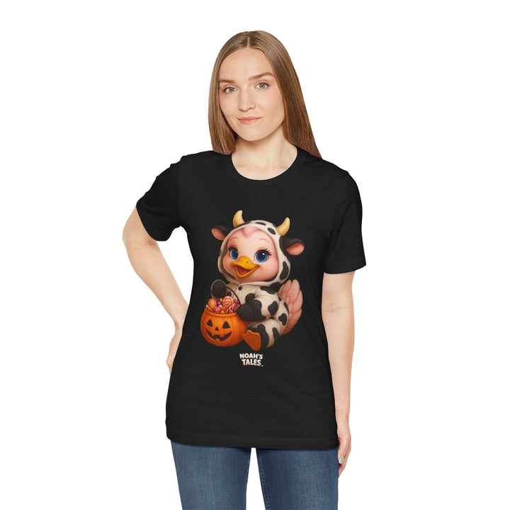 Noah’s Tales™ Cow Halloween Costume Luna Women's Bella T-Shirt