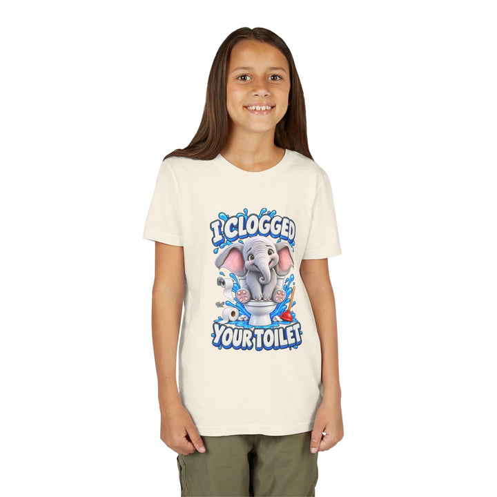 Noah’s Tales™ I Clogged Your Toilet | Ellie Belle Girl's Bella T-Shirt