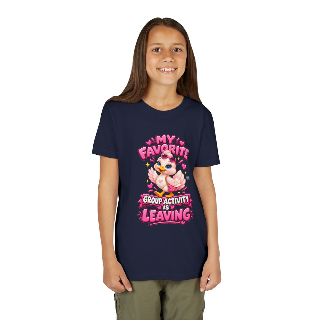 Noah’s Tales™ My Favorite Group Activity Is Leaving | Luna Girl's Bella T-Shirt