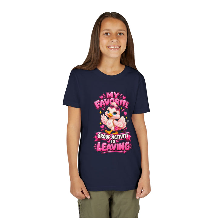Noah’s Tales™ My Favorite Group Activity Is Leaving | Luna Girl's Bella T-Shirt
