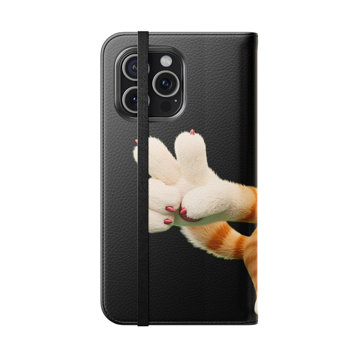 Noah’s Tales™ Tommy Flip Case Cartoon Phone Cover Pet Lover Gift Trendy Smartphone Wallet Animal Print Case